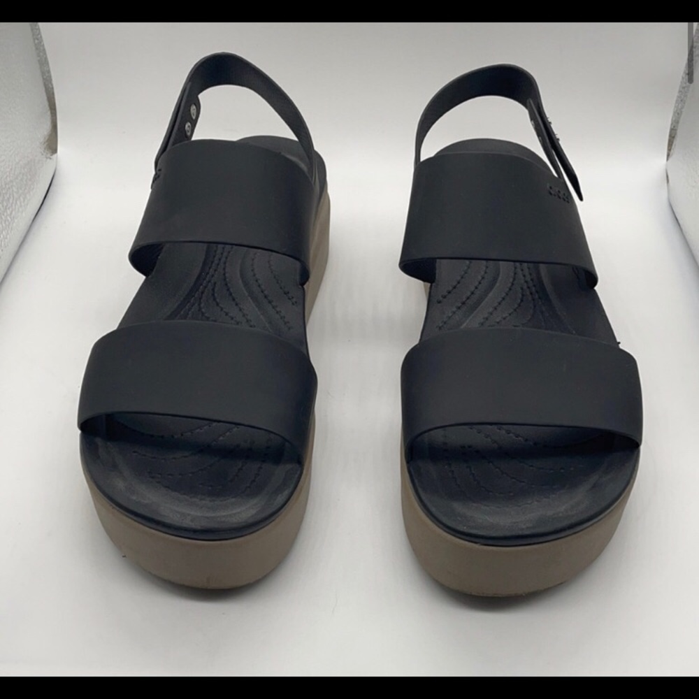 Crocs platform sandals